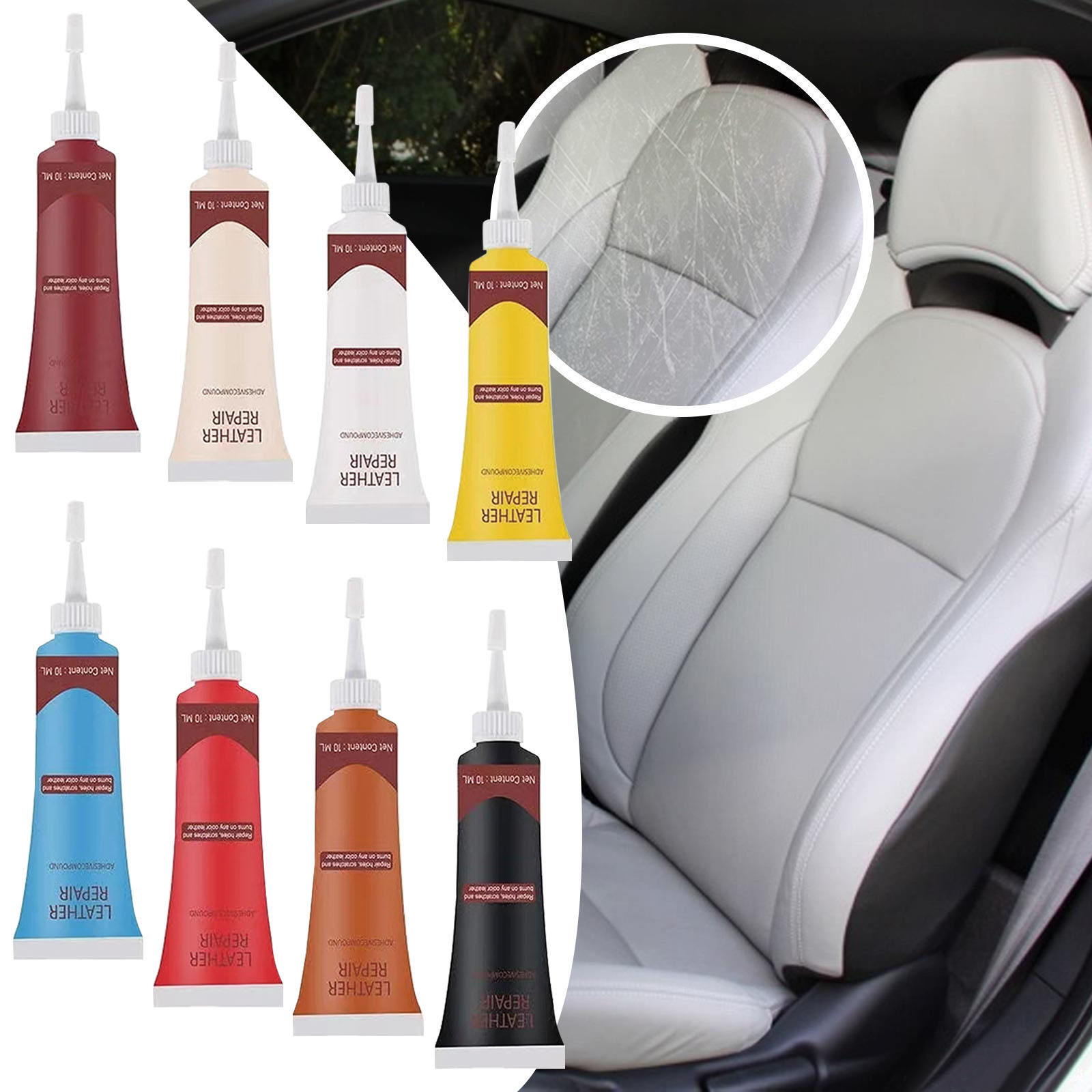 Leather Repair Paste Car Seat  - Leather Shoe Polish review and price