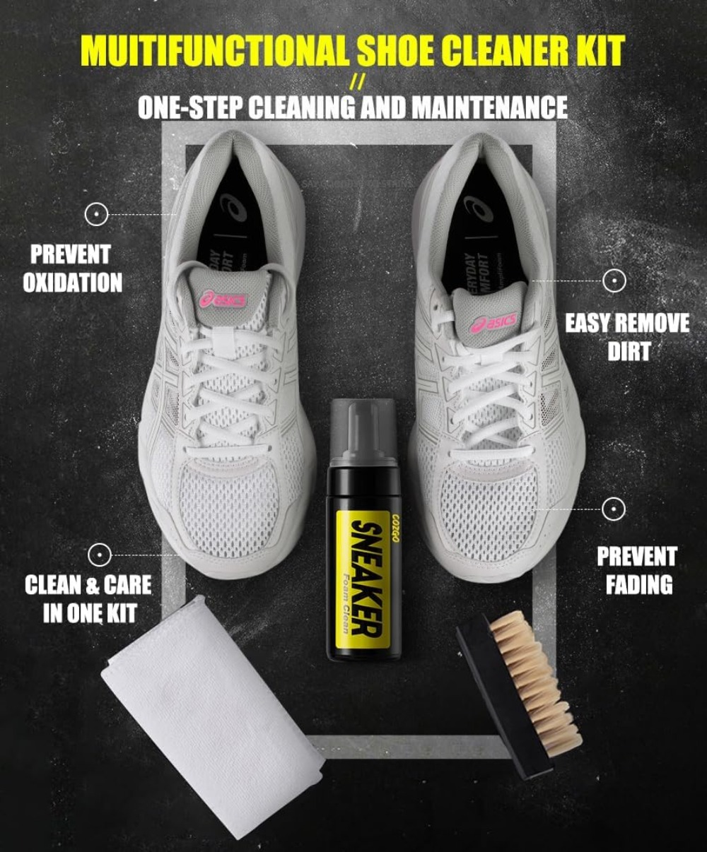 Shoe Cleaner Kit for Sneakers, - Shoe Brush review and price